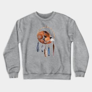 Dreamcatcher Fox Crewneck Sweatshirt